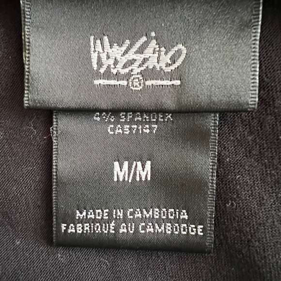 LONG BLACK SKIRT/ STRAPLESS DRESS WITH SLIT AND FRONT SCRUNCH - Picture 6 of 6